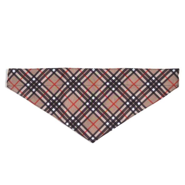 Bias-Plaid-Tan-Dog-Bandana
