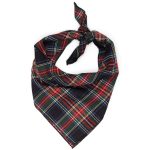 Black Stewart Dog Bandana