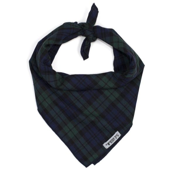 Black-Watch-Plaid-Dog-Bandana