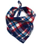 NavyRedTurq-Plaid-Dog-Bandana