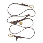 New! Water Resistant Adjustable 7ft Leash, Brown | Found My Animal