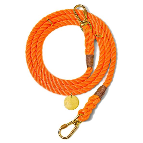 rescue-orange-rope-dog-leash-adjustableshop-leashesfound-my-animals-777954